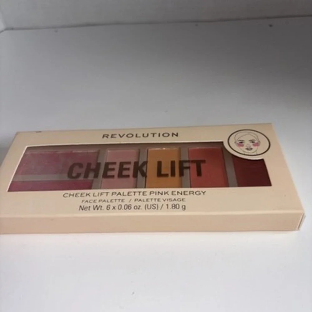 Makeup Revolution Cheek Lift Palette - Pink Energy NEW